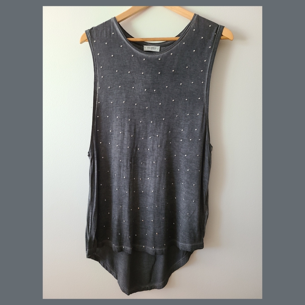 Studded sleeveless top